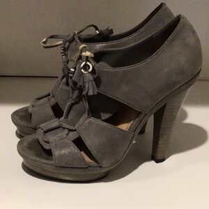 Elegant Gray Women's Heels